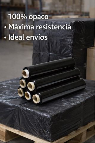 Film Estirable Negro 50 Cm 23 micras (300m)