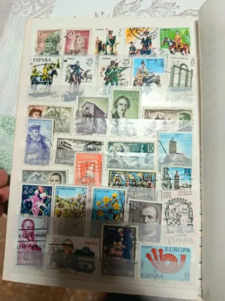 Pequeño Clasificador sellos España usados y sin re