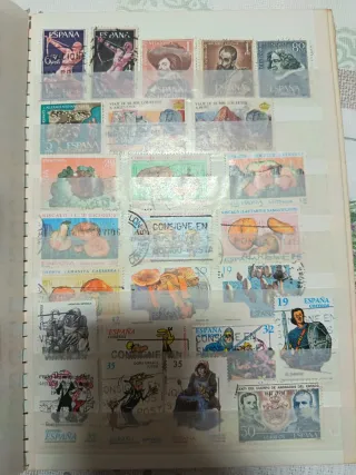 Pequeño Clasificador sellos España usados y sin re