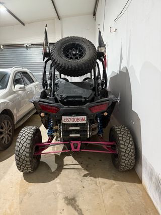 Buggy Polaris RZR 4 1000 Negro/Rosa