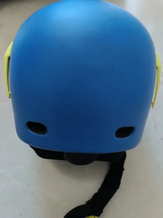 Casco de esquí infantil azul