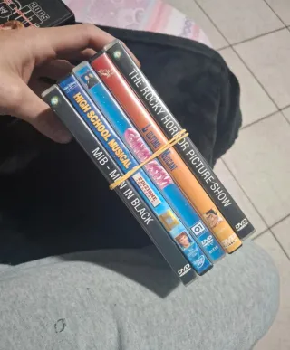 Lotto 5 DVD Rocky Horror, MIB, High School Musical