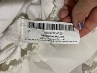 Blusa Flamenco Talla M Cuello Dorado