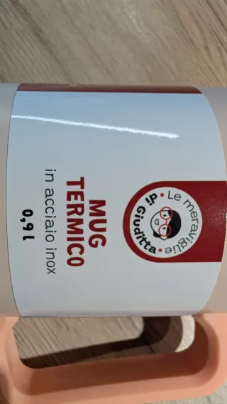 Mug termico acciaio inox 0,9L