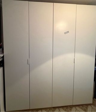 Armario blanco 4 puertas