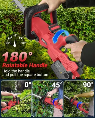 Cortasetos Eléctrico 21V con Batería y Cargador