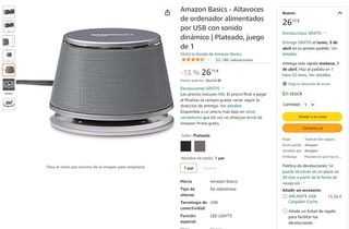 Altavoces USB compactos para portátiles pc etc