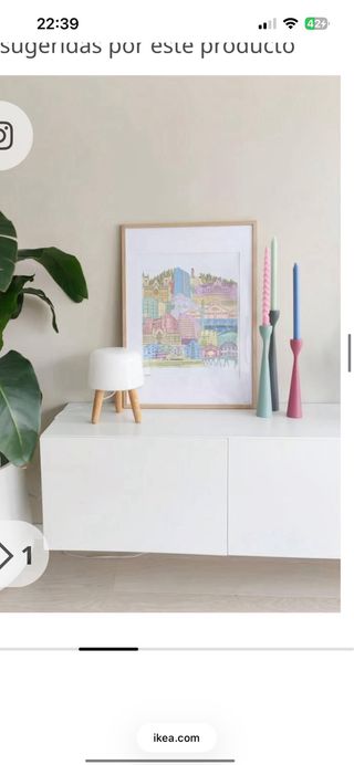 Mueble Besta IKEA Blanco