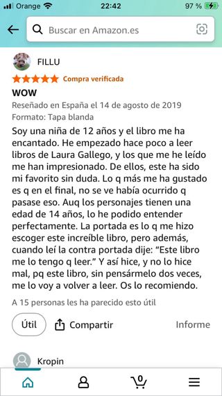 Laura Gallego. Cuando me veas.