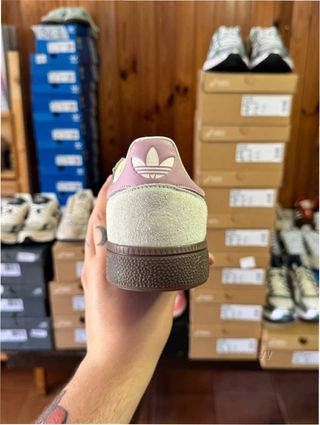 Adidas Handball Spezial Verde Plata Talla 38