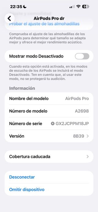 AirPods Pro 2 con estuche MagSafe HG7WY4