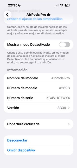 AirPods Pro 2 con estuche MagSafe HG7WY4