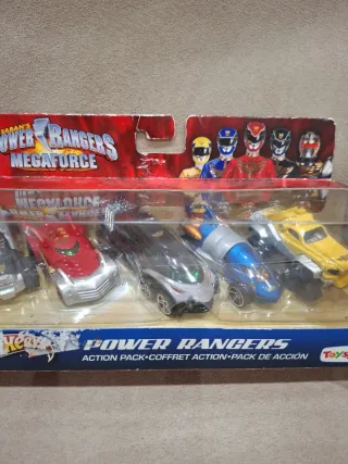 Lote Hot Wheels Power Rangers Megaforce