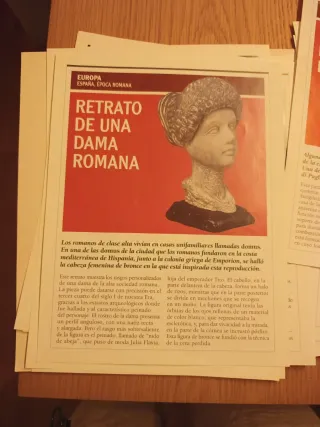 Busto Dama Romana Escultura