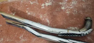 Tubo de escape custom cromado