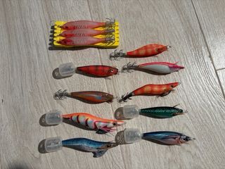 Set completo di pesca con scatole e accessori