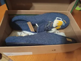 Pantofole Grunland Blu con Birra