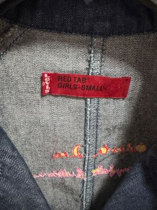 Giacca Jeans Levi's Ricamata Donna Tg S