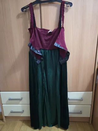 Disfraz mujer medieval talla M. 4,20 EUROS
