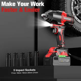 NUEVA Llave de Impacto a Batería Bamse 21V