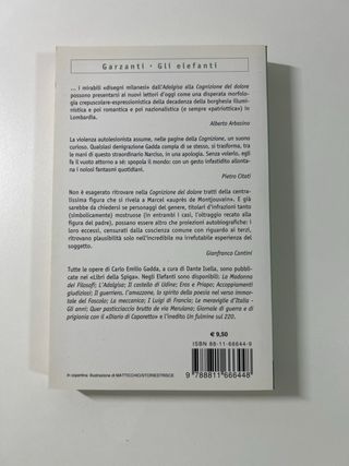 La cognizione del dolore - Libro Carlo E. Gadda