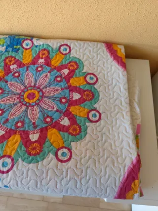Colcha bouti 200x270 + funda almohada.