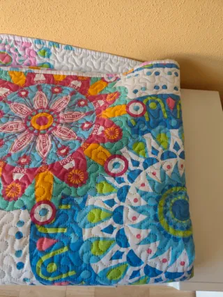 Colcha bouti 200x270 + funda almohada.