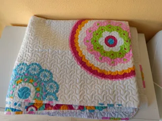 Colcha bouti 200x270 + funda almohada.