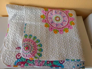 Colcha bouti 200x270 + funda almohada.