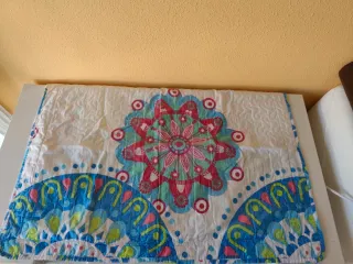Colcha bouti 200x270 + funda almohada.