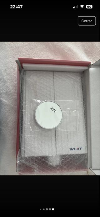 Espejo Maquillaje LED Magnificación