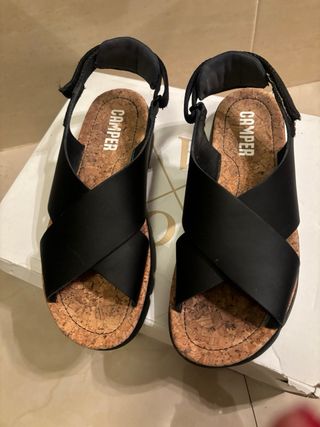 Sandalias Camper Negras Talla 40