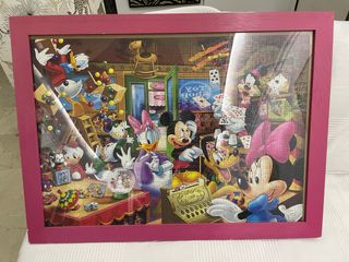 Cuadro Puzzle Disney Enmarcado Medidas 57cm por 77