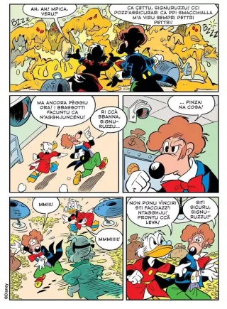 Fumetto Topolino 3608 Variante dialetto siciliano