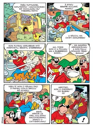 Fumetto Topolino 3608 Variante dialetto siciliano