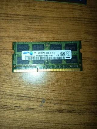 Memoria RAM SO-DIMM DDR2 y DDR3 10€ unidad