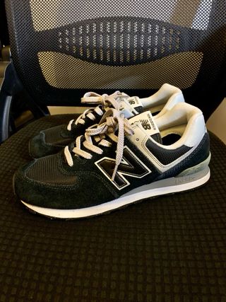 Zapatillas New Balance 574 Negras y Grises