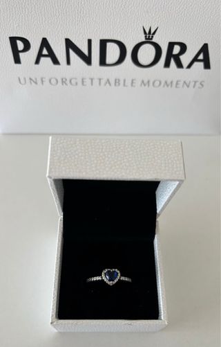 Anillo Pandora Corazón Plata