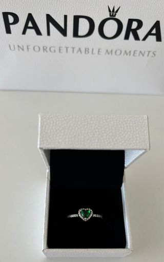 Anillo Pandora Corazón Plata