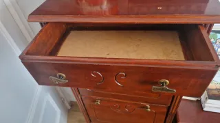 Zapatero madera 12 pares + cajón