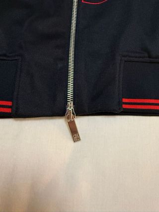 Chaqueta Bomber Carolina Herrera Negra y Roja