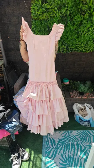 Vale para talla adolescente  Traje de flamenca