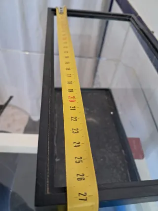 Pecera pequeña de plastico ( gambario)