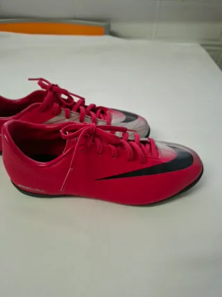 Botas Fútbol Nike Mercurial Rosa/Plata Vintage