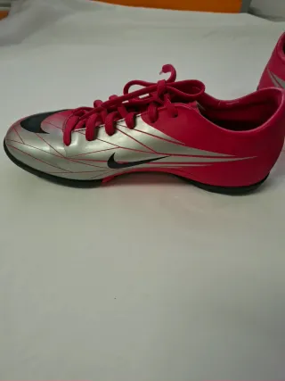 Botas Fútbol Nike Mercurial Rosa/Plata Vintage