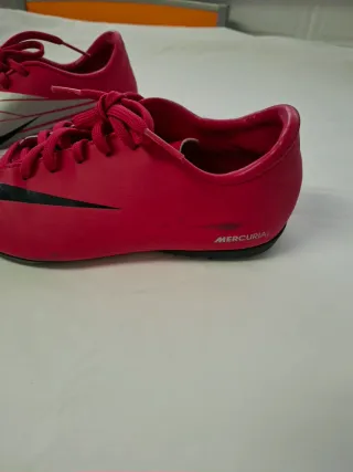 Botas Fútbol Nike Mercurial Rosa/Plata Vintage