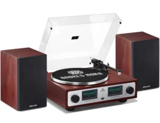 Tocadiscos Angels Horn con altavoces