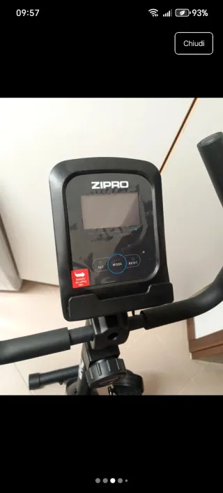 Cyclette Zipro One  solo montata, mai utilizzata