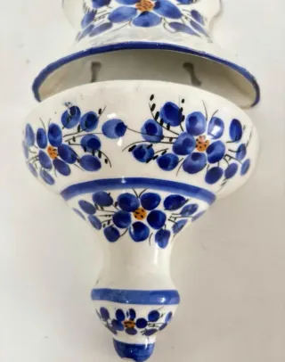 Fuente/Agua de pared porcelana artesanal