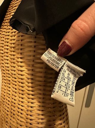 Bolero nero con fodera fantasia